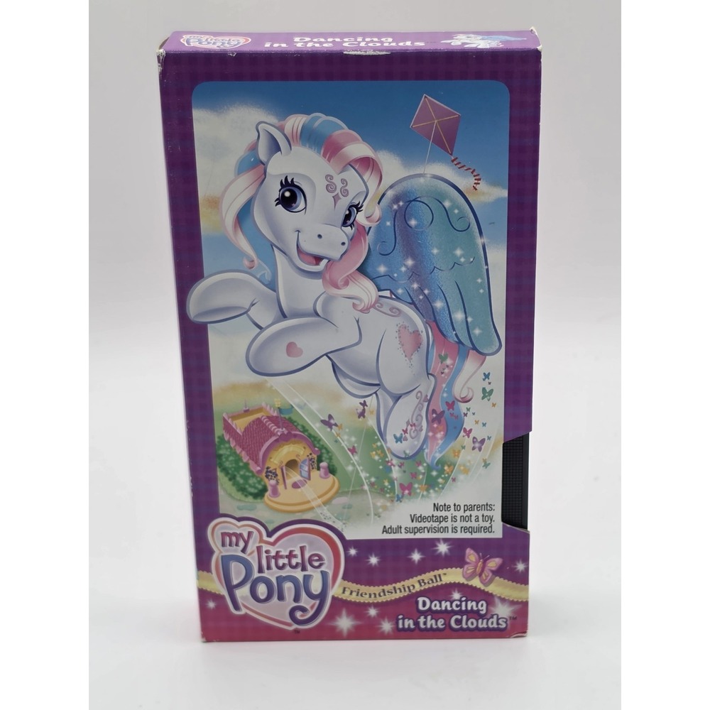 My Little Pony Friendship Ball Dancing in the Clouds Skywishes Twinkle Twirl VHS
